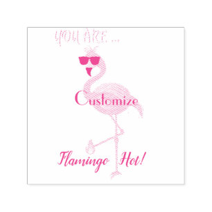Tampon Auto-encreur Vous Êtes Flamant rose Hot Thunder_Cove