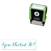 Tampon Auto-encreur Vous L'Avez Nourri Timbre Enseignant (En situation)