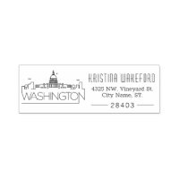 Washington DC | Timbre d'auto-connexion d'adresse