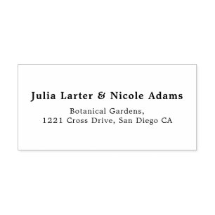 Tampon Auto-encreur Wedding shower forestier tropical des Bougainvilli