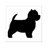 Tampon Auto-encreur West Highland White Terrier Chien race Silhouette (Design)