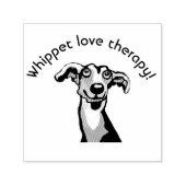 Tampon Auto-encreur whippet amour theraoy (Design)