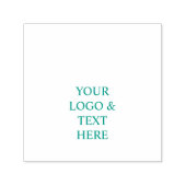 Tampon Auto-encreur White Personalized – Your Logo & Text Here (Design)