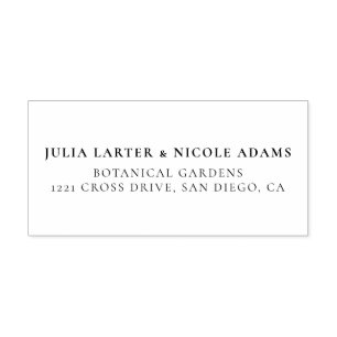 Tampon Auto-encreur Wild Rose Floral Petals Garden Affair Mariage