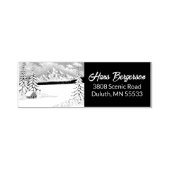 Tampon Auto-encreur Winter Wonder Avec L'Adresse Auto-Encre Timbre (Design)