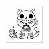 Tampon Auto-encreur Witch Cat Voodoo Doll (Design)