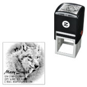 Tampon Auto-encreur Wolf (En situation)