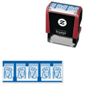 Tampon Auto-encreur Wssbx 'ours de cuisine' version 2 (En situation)