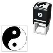 Tampon Auto-encreur Yin Yang (En situation)
