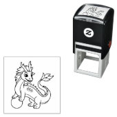 Tampon Auto-encreur Young Chinese Dragon (En situation)