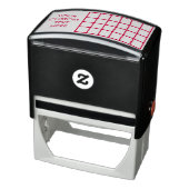 Tampon Auto-encreur Zone modifiable Table de grille Office personnalis (Produit)