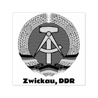 Tampon Auto-encreur Zwickau, Allemagne - Retro East German (DDR, GDR)