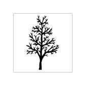 Tampon caoutchouc arbre, tampon caoutchouc floral, (Impression)