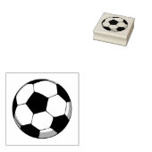 Tampon caoutchouc de balle de football (Tamponné)