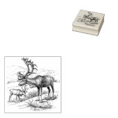 Tampon caoutchouc renne (Tamponné)