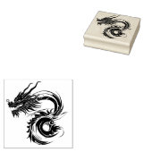 tampon d'art de dragon tribal (Tamponné)