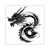 tampon d'art de dragon tribal (Impression)
