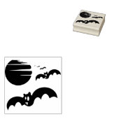 Tampon d'art de la silhouette des chauves-souris e (Tamponné)