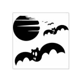 Tampon d'art de la silhouette des chauves-souris e (Impression)