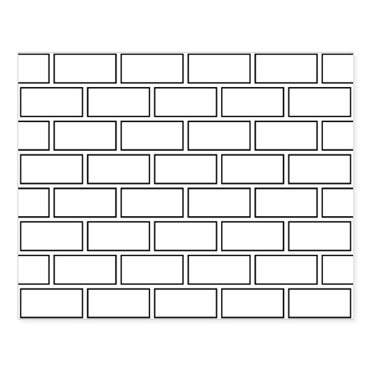 tampon d'art de mur de brique (Impression)