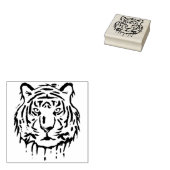 tampon d'art de visage de tigre   (Tamponné)