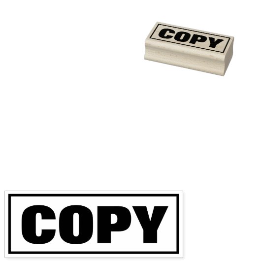 tampon de bureau avis COPIER pour documents et imp (Tamponné)
