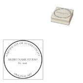 Tampon de certificat d'authenticité d'atelier d'ar (Tamponné)