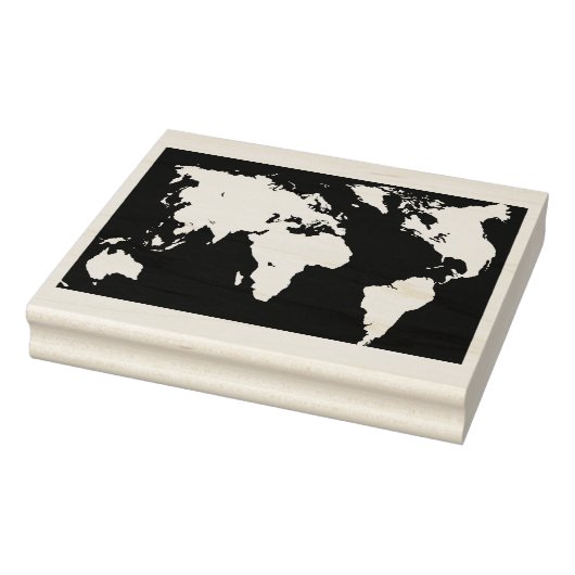 Tampon de conception de continent de carte du mond (Tampon)