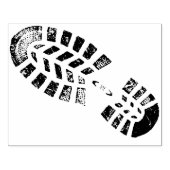 Tampon de conception d'empreinte de pied droit (Impression)