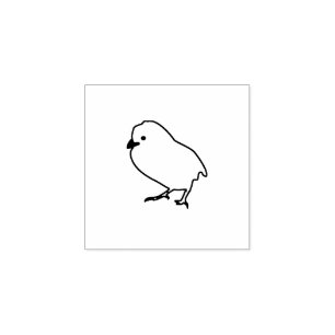 Tampon de contour d'œuf de petit poussin