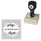 Tampon de date de retour de verdure (Tamponné)