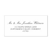 Tampon de mariage classique avec calligraphie pour (Impression)