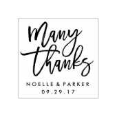 Tampon de mariage pour de nombreux remerciements (Impression)