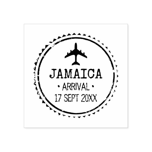 Tampon de passeport Jamaïque Destination Mariage (Impression)