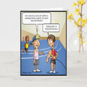 Tampon de voiture Massage amusant carte d'annivers (Fleur jaune)