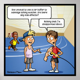 Tampon de voiture Massage amusant Poster