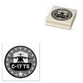 Tampon en bois C-17TS art (Tamponné)