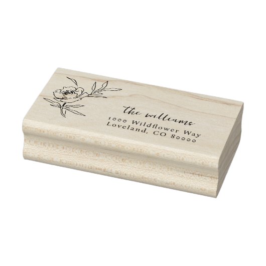 Tampon en bois d'art élégant (Tampon)