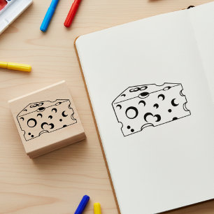 Tampon en bois en forme de fromage pour artisanat