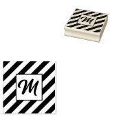 TAMPON EN BOIS INITIAL PERSONNALISÉ (Tamponné)