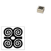 Tampon en caoutchouc Adinkra africain, symbole Adi (Tamponné)