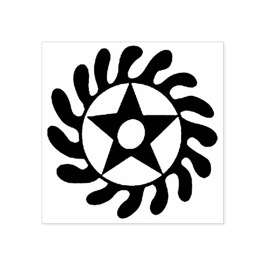 Tampon en caoutchouc Adinkra africaine "Nouveaux d (Impression)