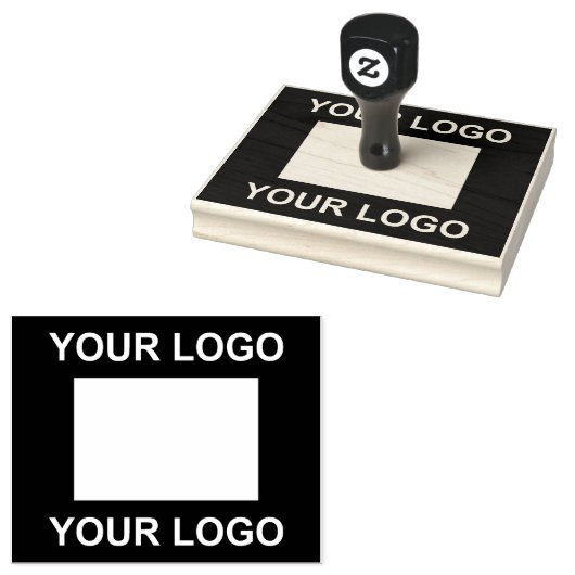 Tampon en caoutchouc avec logo ou image personnali (Tamponné)