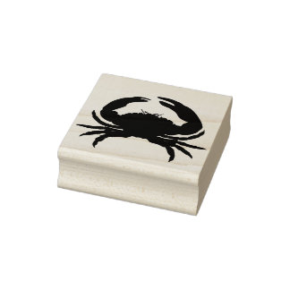 Tampon en caoutchouc-crabe_Couleurs multiples _Enc