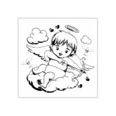 Tampon en caoutchouc Cupidon (Impression)