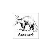 TAMPON EN CAOUTCHOUC D'ANIMAL AARDVARK (Impression)