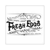 Tampon en caoutchouc de carton d'Oeuf Floral décor (Impression)