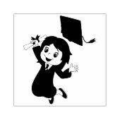 Tampon en caoutchouc de diplômée (Impression)