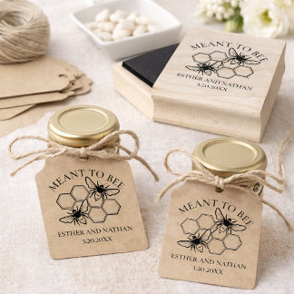 Tampon en caoutchouc de faveur de mariage Meant to