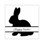 Tampon en caoutchouc de lapin solide avec monogram (Impression)